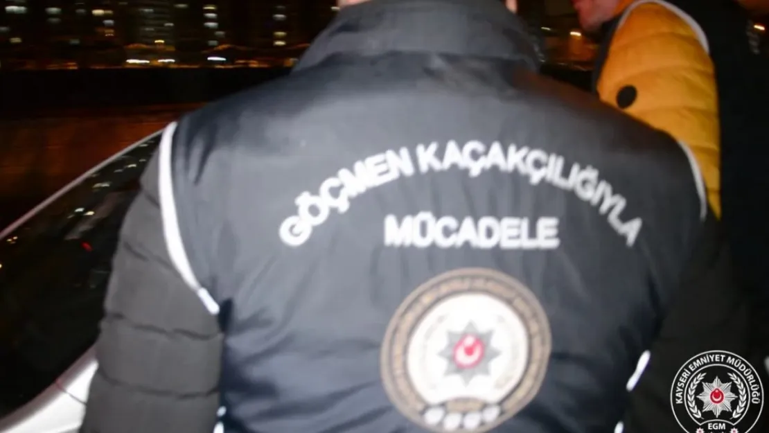 Kayseri'de kimliksiz 28 düzensiz göçmen sınır dışı edilecek