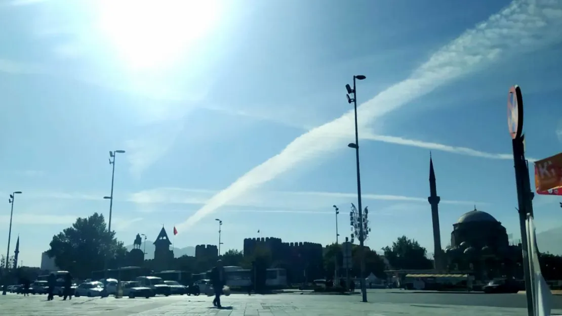 Kayseri Semalarındaki Gizemli Spreylemeyi bilen yok!