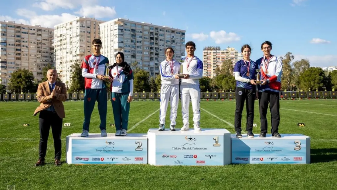 Kayseri Spor A.Ş okçuları Antalya'dan altın madalyayla döndü