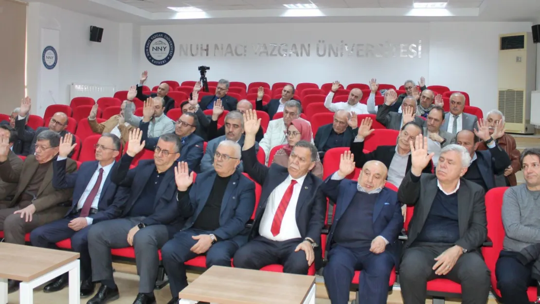 Kayseri Yükseköğrenim ve Yardım Vakfı Genel Kurulu Yapıldı