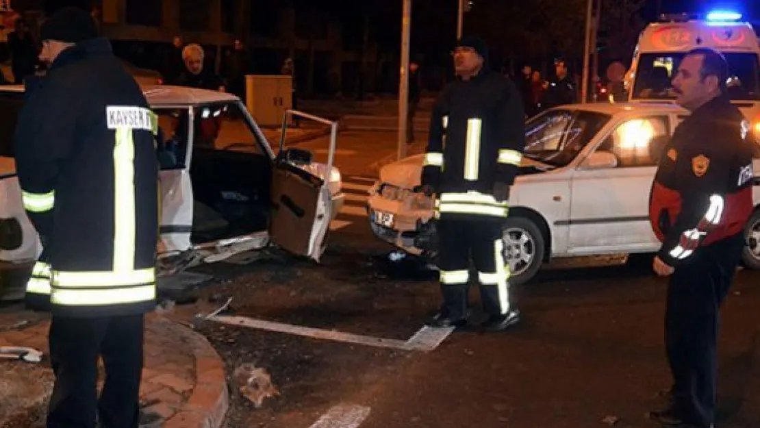 Kayseri'de trafik kazası: 5 yaralı