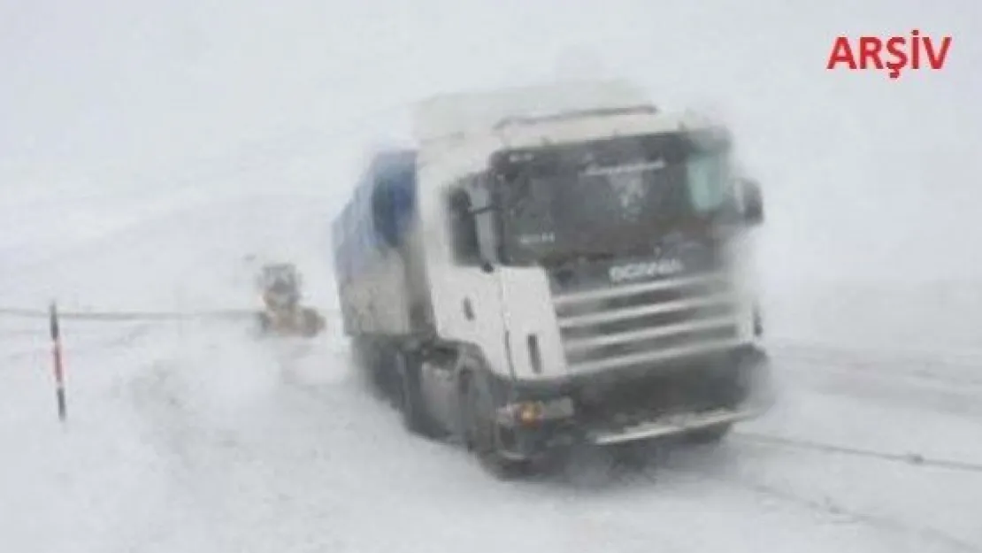 KAYSERİ MALATYA KARA YOLUNDA KAR YAĞIŞI VE TİPİ UYARISI 