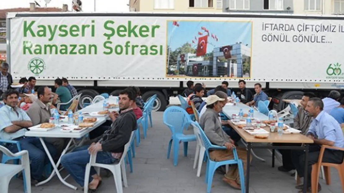 Kayseri Şeker Sofrası Boğazlıyan'da kuruldu