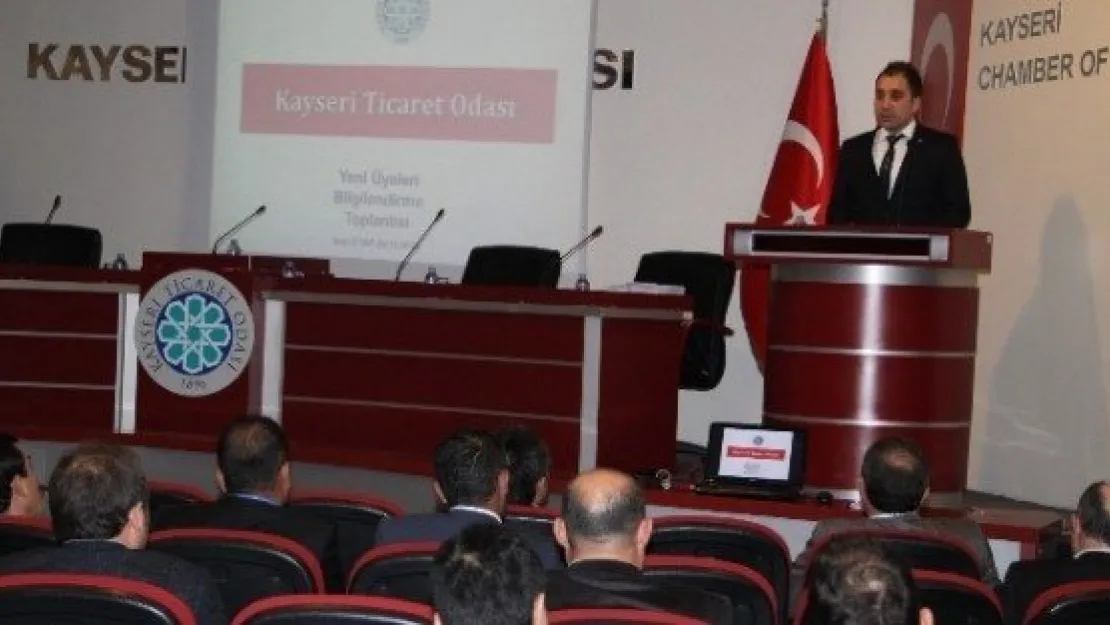 Kayseri Ticaret Odası Üyeleri Bilgilendirme İstişare Toplantısının 6'ıncısını Gerçekleştirdi 