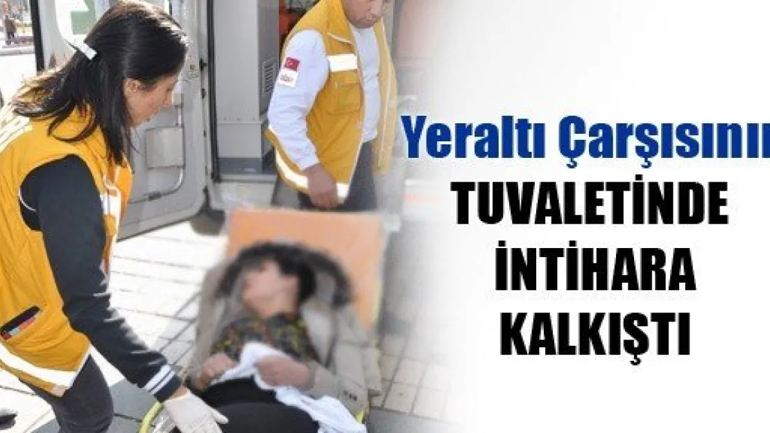 Kayseri Yeraltı Çarşısında İntihara Kalkıştı