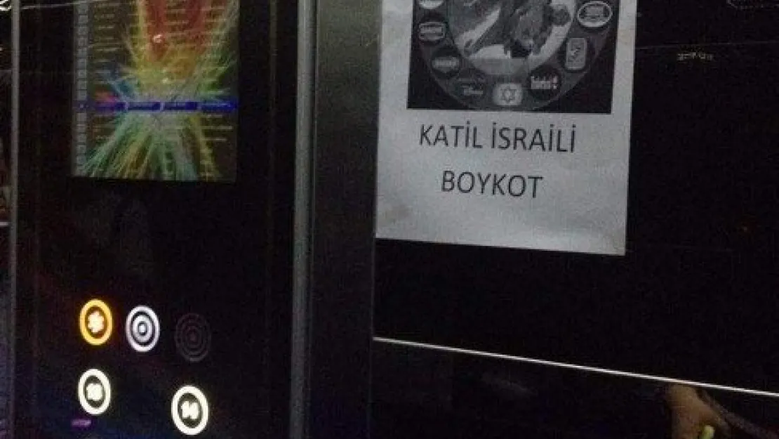 Kayseri'de 'israil' Boykotu 