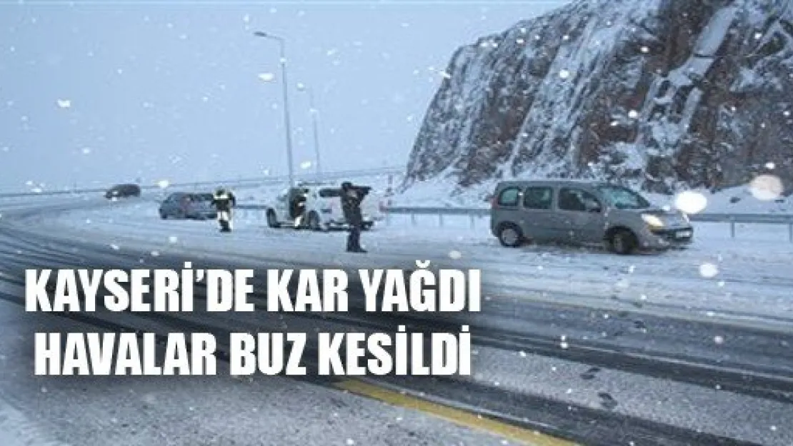 Kayseri'de Kar Yağışı