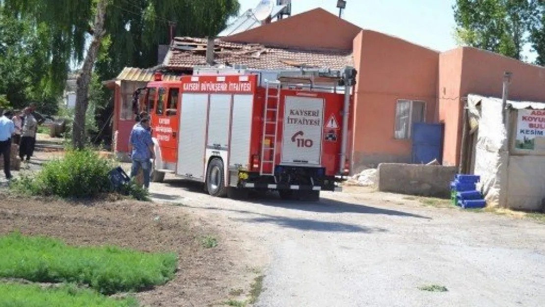 Kayseri'de Korkutan Yangın