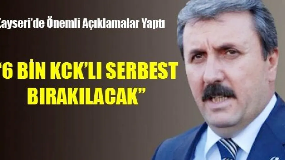 Kayseri'de Önemli Açıklamalar Yaptı