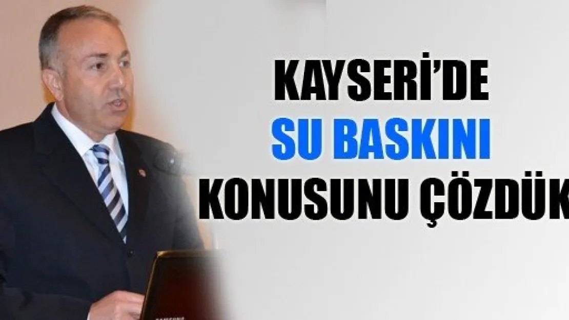 Kayseri'de Su Baskını Sorununu Çözdük