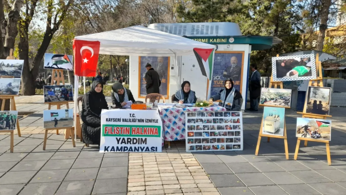 Kayserili Hanımlardan Filistin'e Yardım Kampanyası