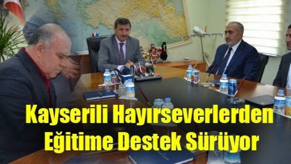 Kayserili Hayırseverlerden Eğitime Destek Sürüyor