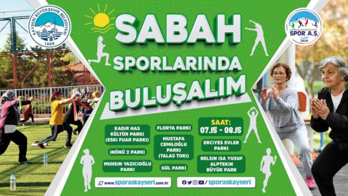 Spor A.Ş.'nin sabah sporları devam ediyor