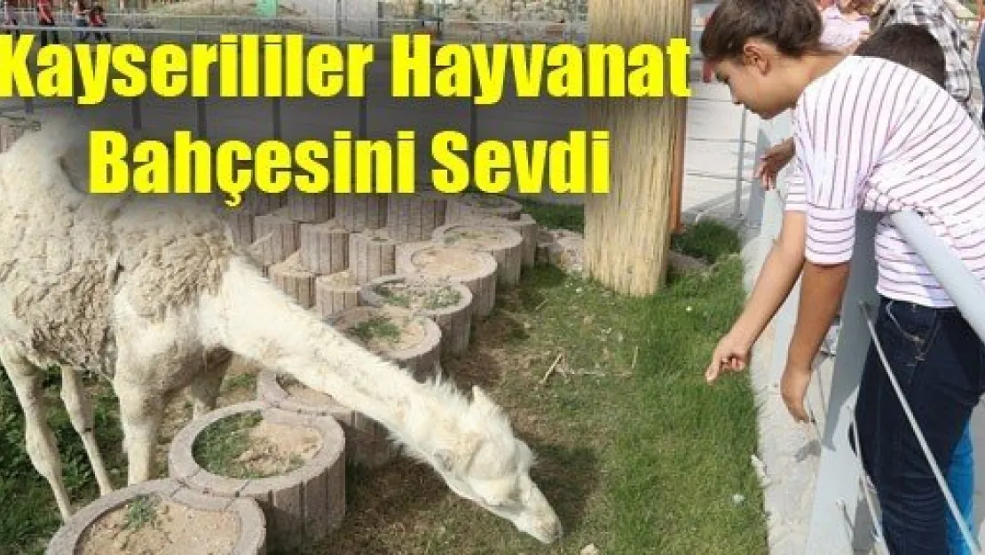 Kayserililer Hayvanat Bahçesini Sevdi