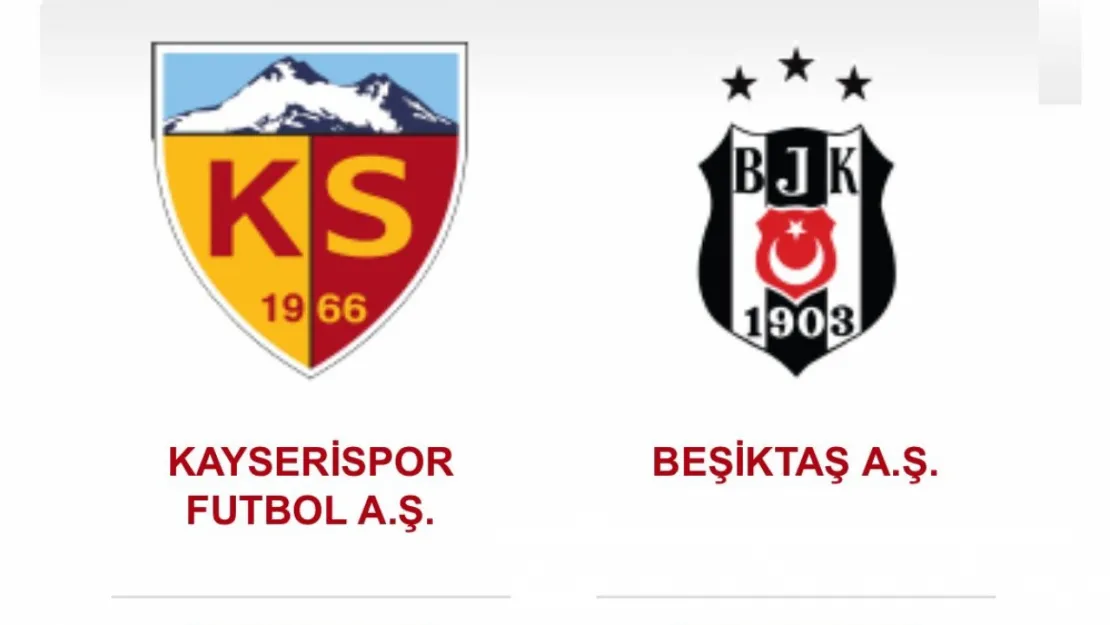 Kayserispor - Beşiktaş maçı 10 Ağustos'ta oynanacak