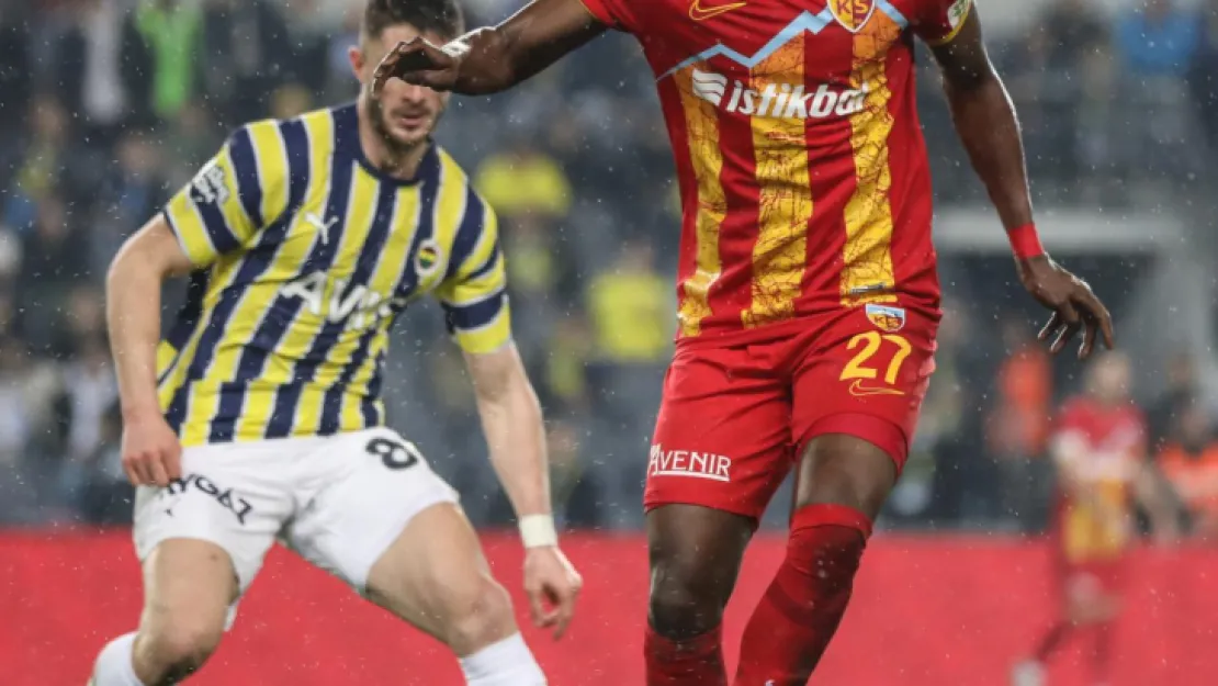 Kayserispor çeyrek finalde Fenerbahçe'ye mağlup oldu