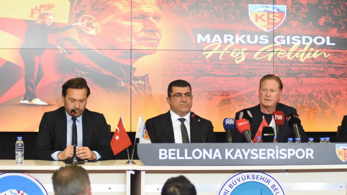 Kayserispor'da Markus Gisdol'un ekibi belli oldu