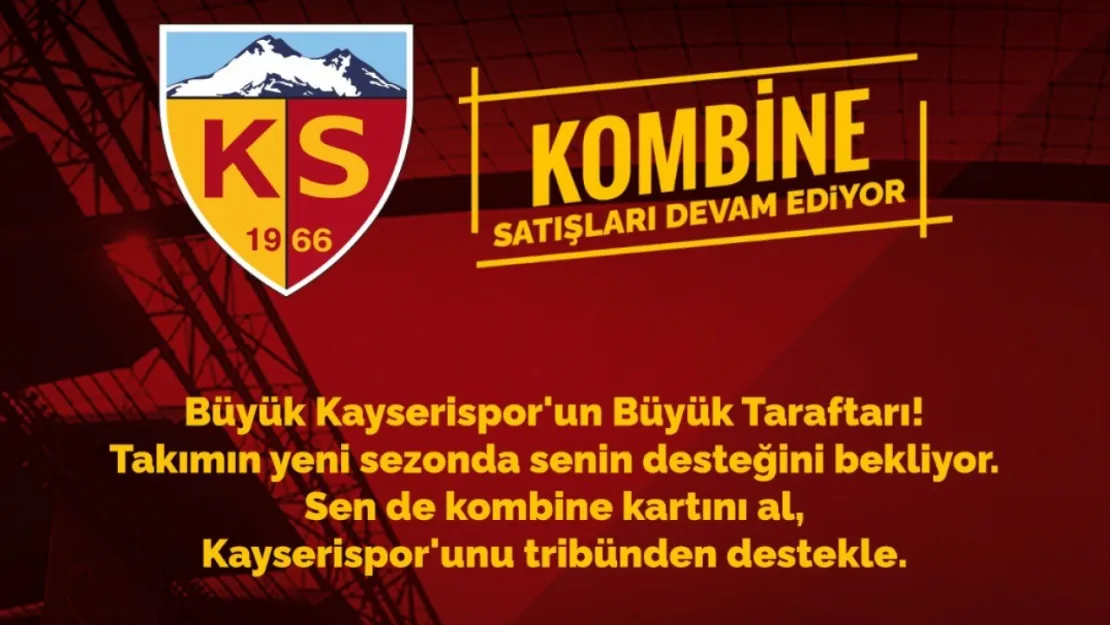 Kayserispor'dan şehit ve gazi yakınları ile engelli taraftarlara indirimli kombine