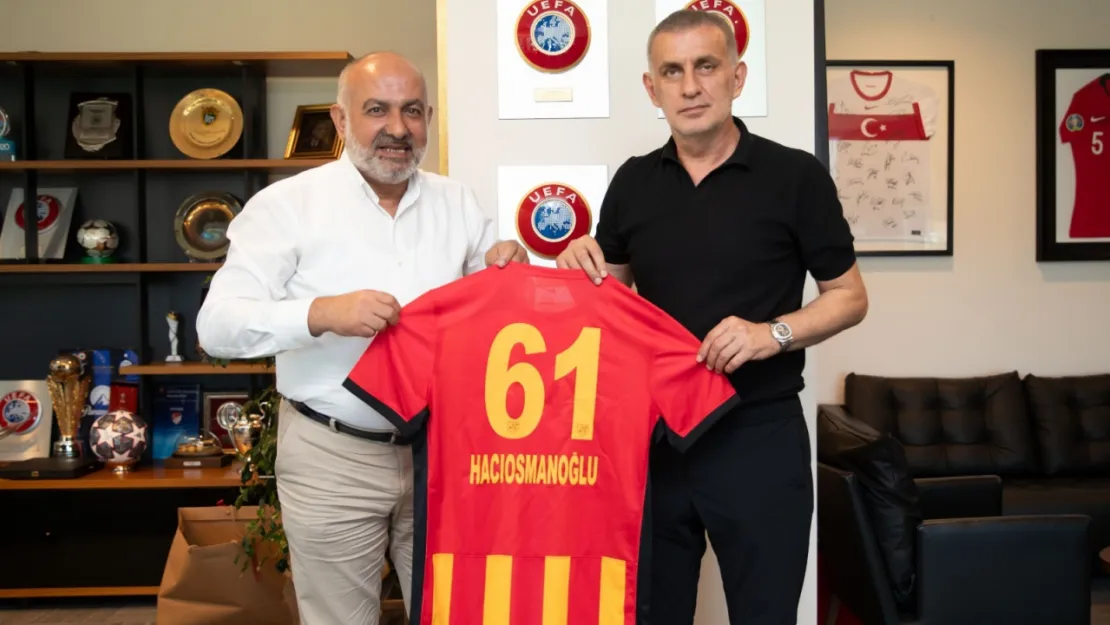 Kayserispor'dan TFF Başkanı Hacıosmanoğlu'na ziyaret