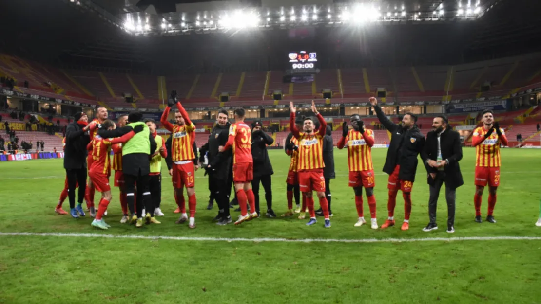 Kayserispor eksiklere rağmen seriyi sürdürdü