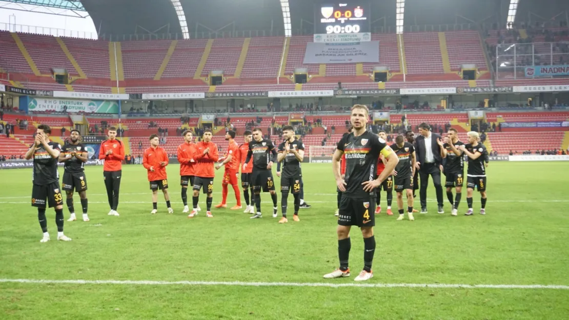 Kayserispor haftayı 1 puanla kapattı