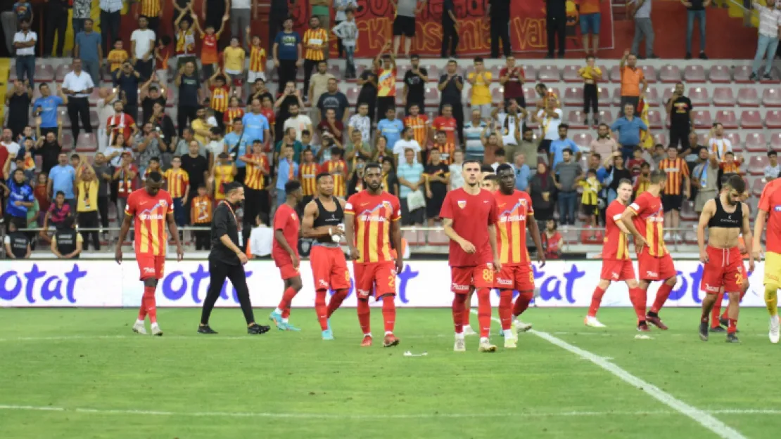 Kayserispor iç sahada 2'de 2 yaptı