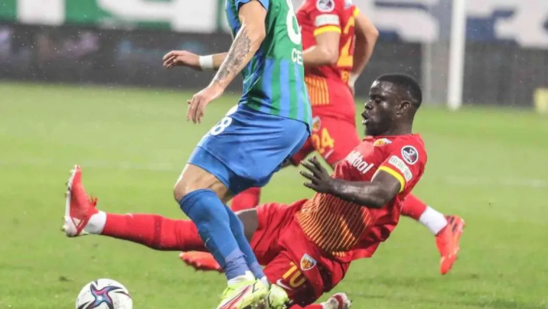 Kayserispor ile Rizespor 26. randevuda