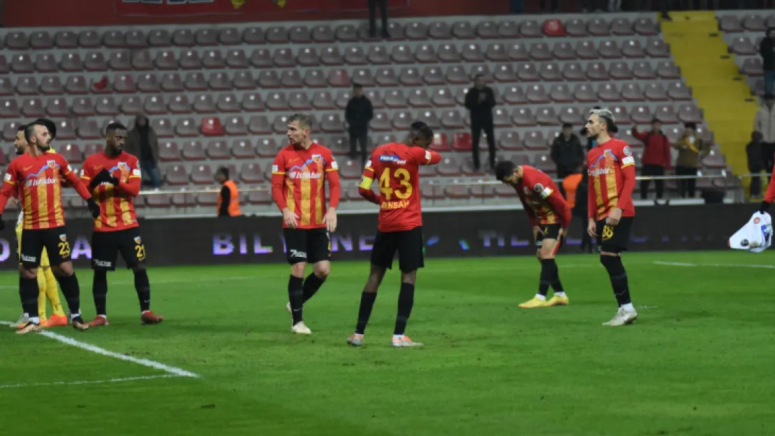 Kayserispor'un mağlubiyet serisi 4 maça çıktı