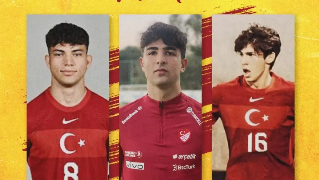 Kayserisporlu 3 futbolcu U18 milli takımında