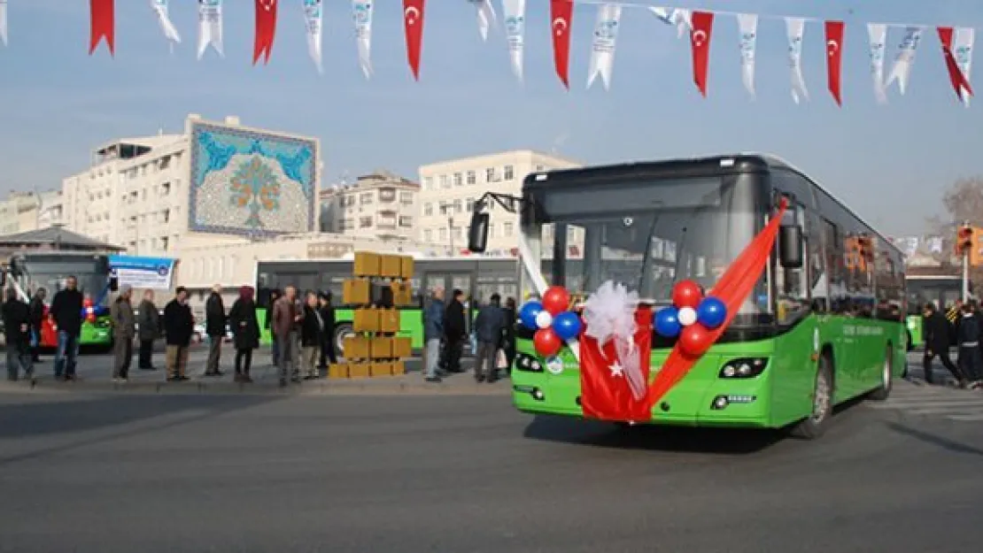 Kayseri'ye 24 yeni otobüs