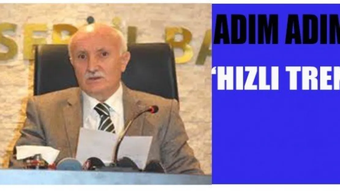 Kayseri'ye hızlı tren müjdesini Ak Parti Kayseri Milletvekili Yaşar Karayel verdi.