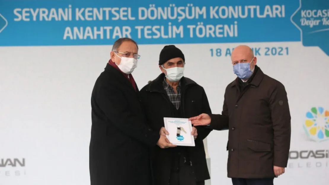 Kentsel dönüşüm 'de  224 aileye anahtarları teslim edildi