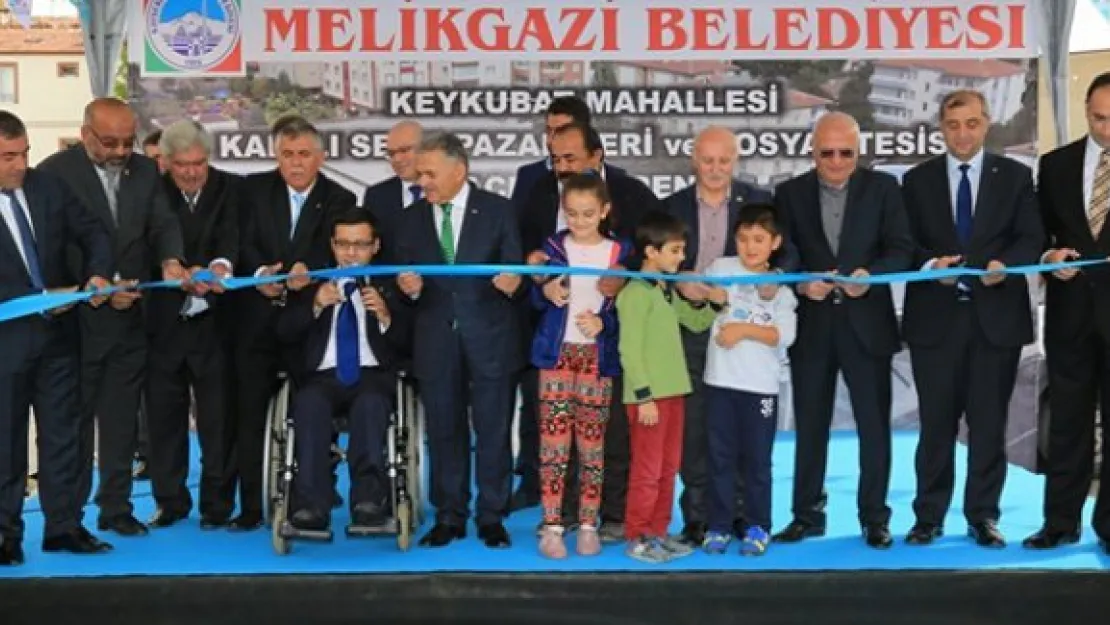 Keykubat kapalı semt pazar yeri açıldı