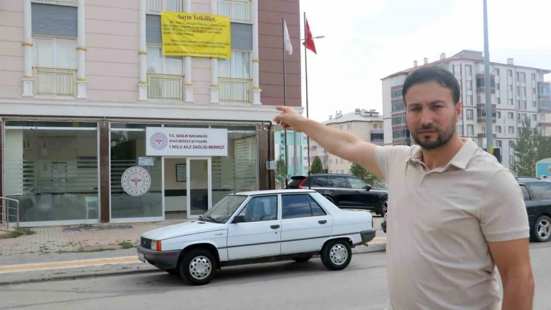 Kiraladığı mülkünü geri alamayan gurbetçiden pankartlı feryat