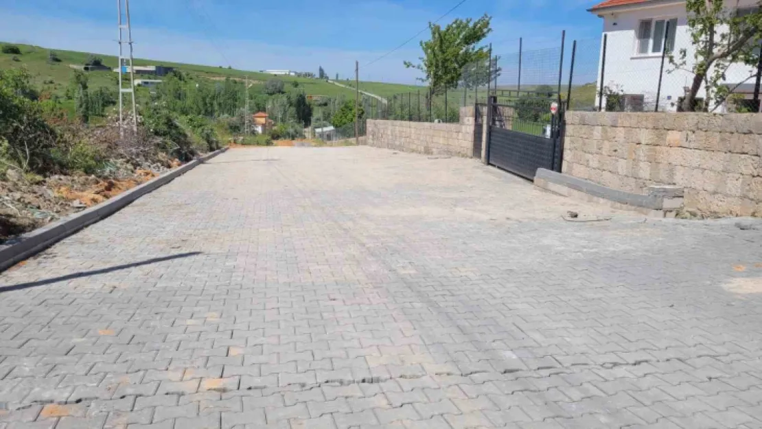 Kırsala 10 ayda 123 milyon TL'lik kilit beton parke