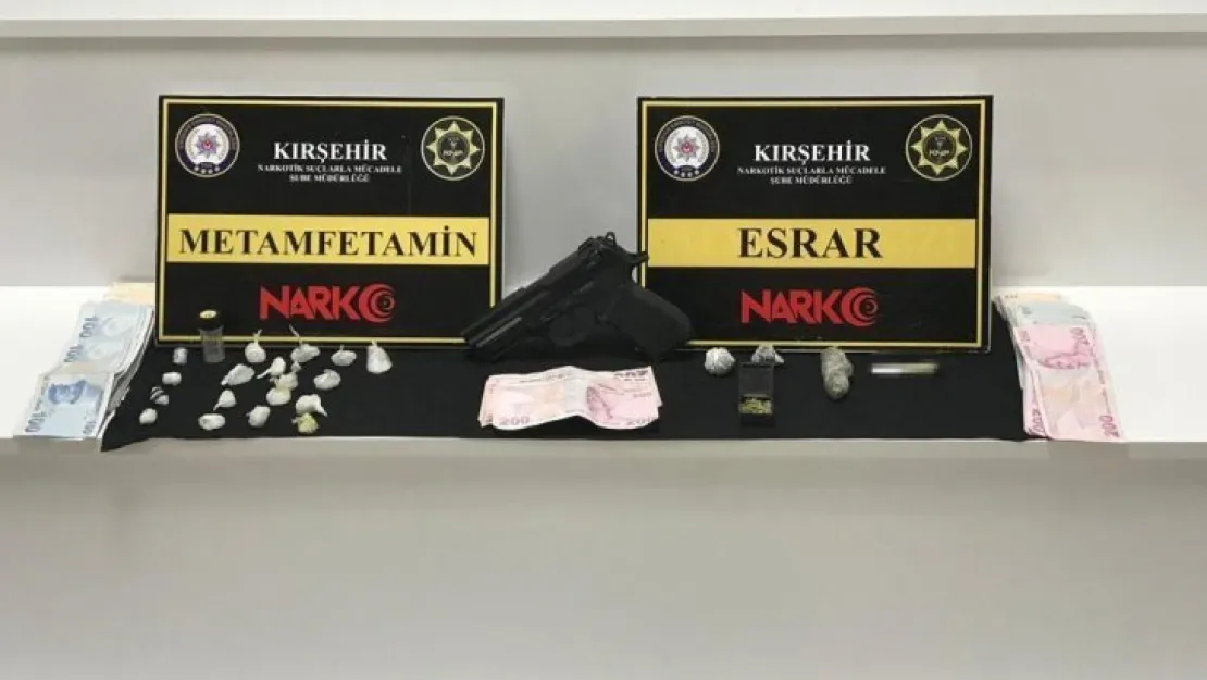 Kırşehir'de eş zamanlı uyuşturucu operasyonu