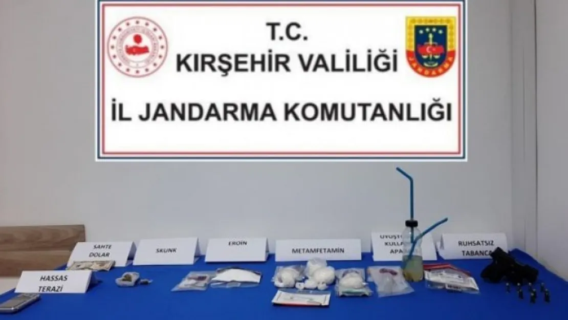 Kırşehir'de uyuşturucu operasyonu: 5 gözaltı