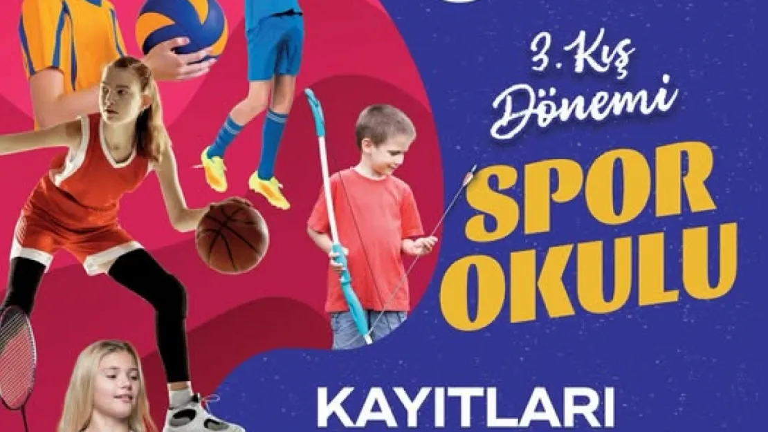 Kış Dönemi Spor Okulları kayıtları başladı