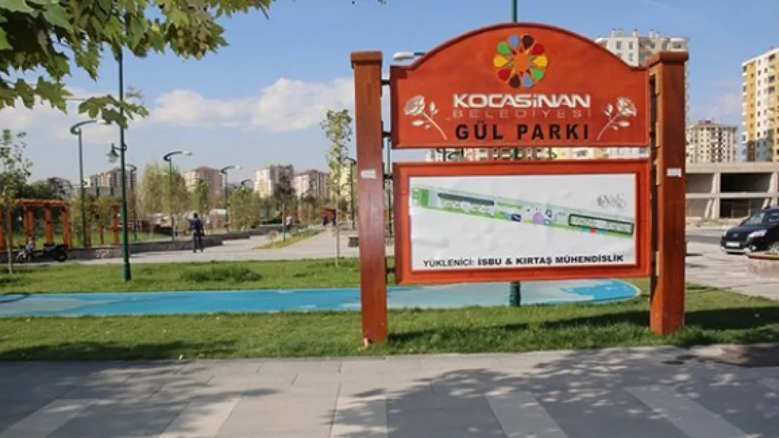 Kocasinan Gül Park'ı açıyor