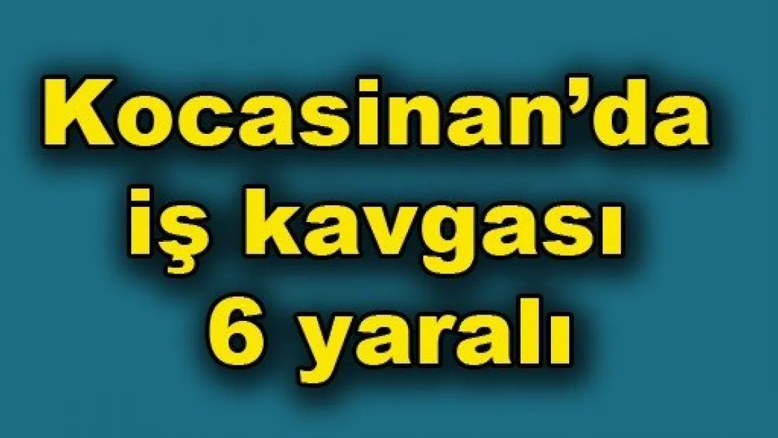 Kocasinan'da 'İş' Kavgası