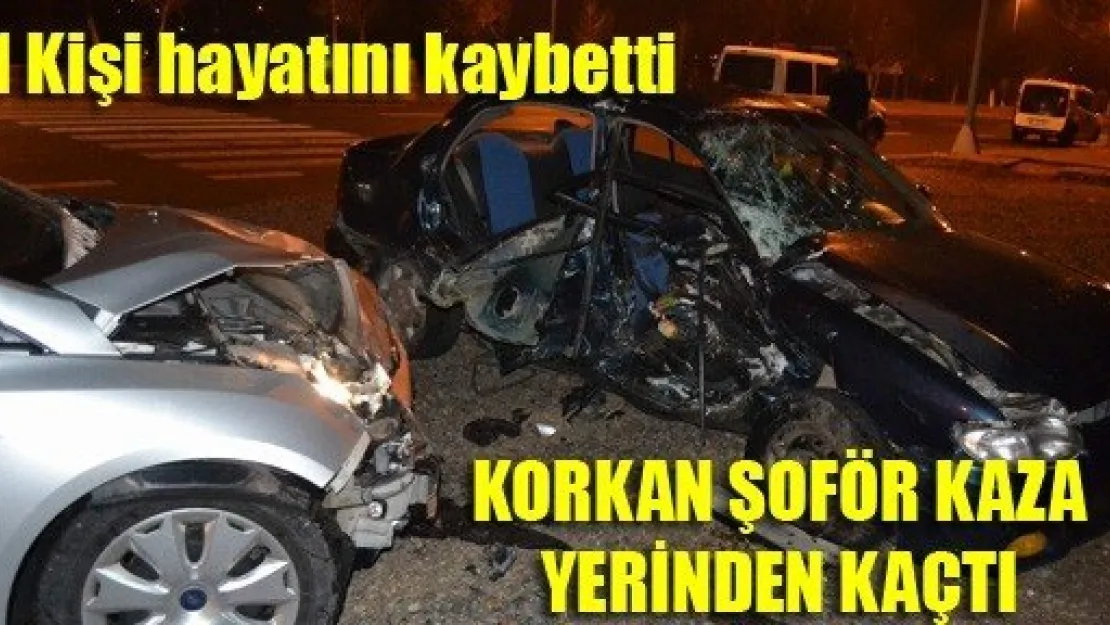 Korkunç Kaza'da 1 Kişi Hayatını Kaybetti