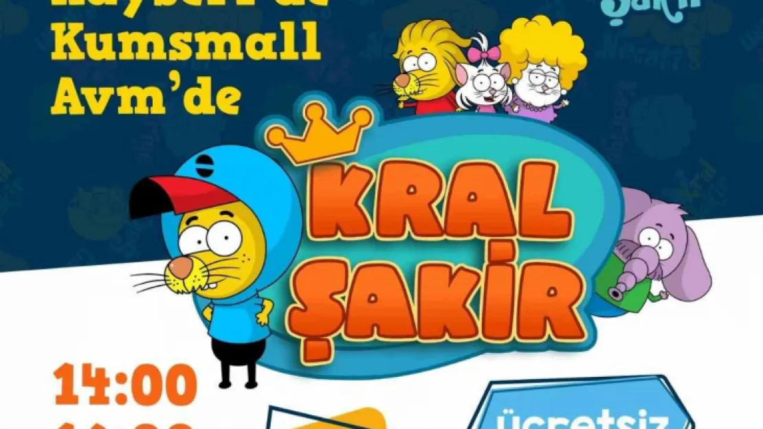 Kral Şakir KUMSmall AVM'ye geliyor