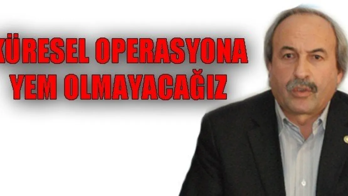 KÜRESEL OPERASYONA YEM OLMAYACAĞIZ 