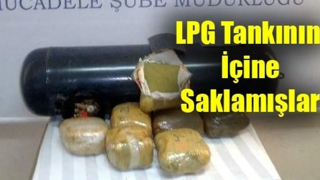 LPG Tankının İçine Saklamışlar