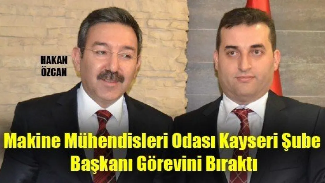 Makine Mühendisler Odasında Görev Değişimi