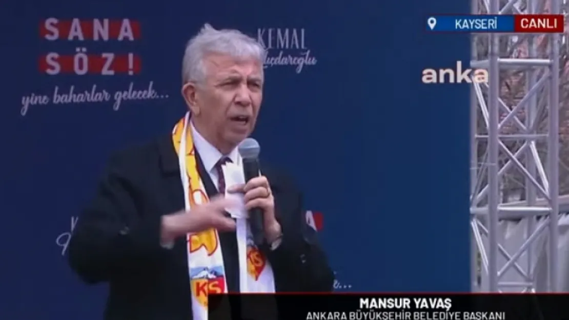 Mansur Yavaş 3 gün sonra yine Kayseri'de