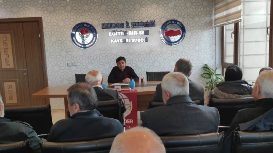 Mazlumder eğitim seminerleri başladı