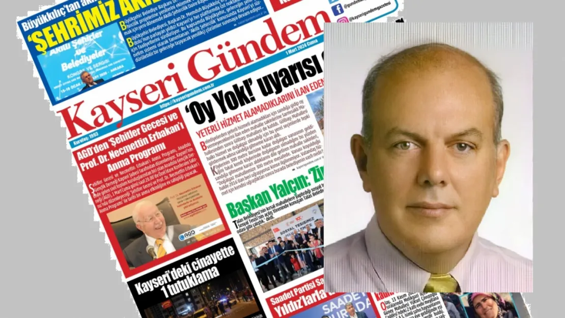 Mehmet Keser Gazetemiz Genel Yayın Yönetmeni oldu