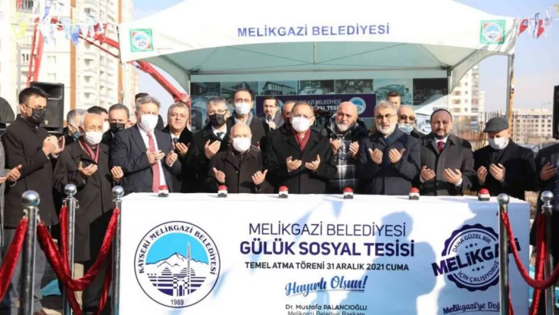 Melikgazi Belediyesi 2021 yılını temel atma ile tamamladı