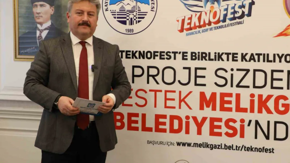 Melikgazi Belediyesi destek verdiği 16 takım ile TEKNOFEST'e katıldı